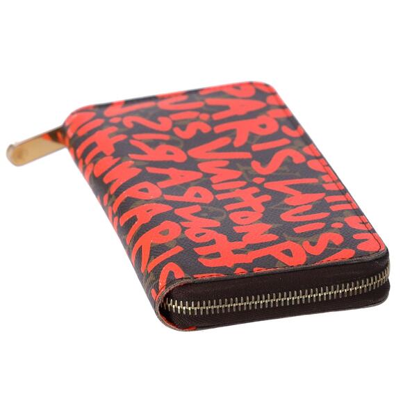 Louis Vuitton Zippy Wallet Brown Monogram Graffiti M93711 Orange - Picture 3 of 7